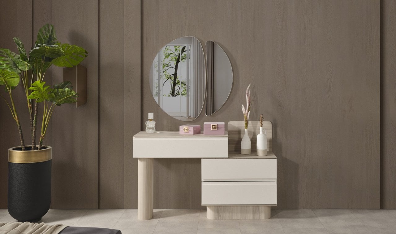 Güneş Yatak Odası Takımı Şifonyer+Ayna