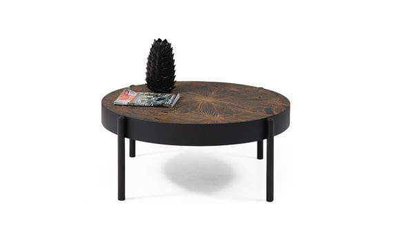 Solo Orta Sehpa  - Siyah & Ahşap