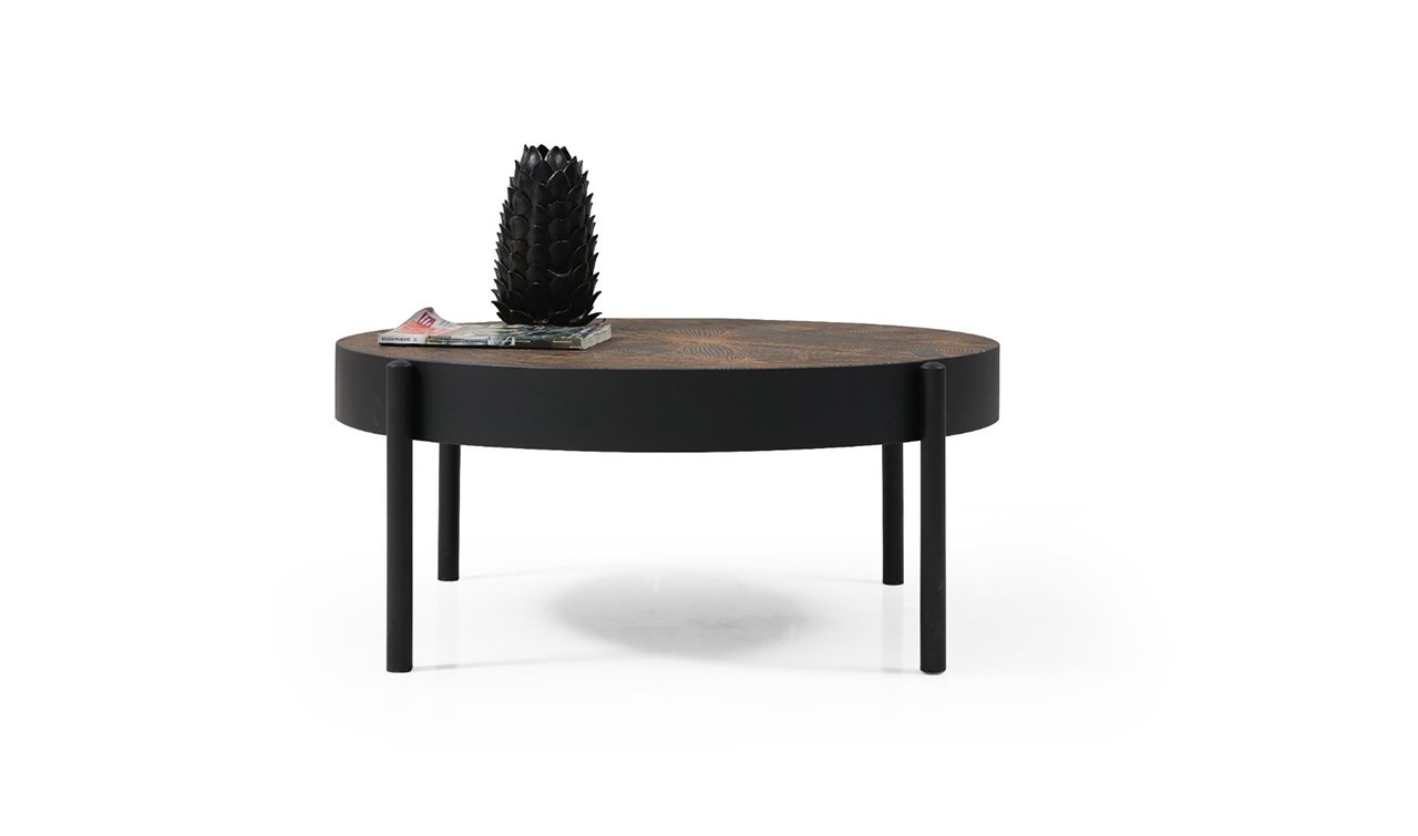 Solo Orta Sehpa  - Siyah & Ahşap