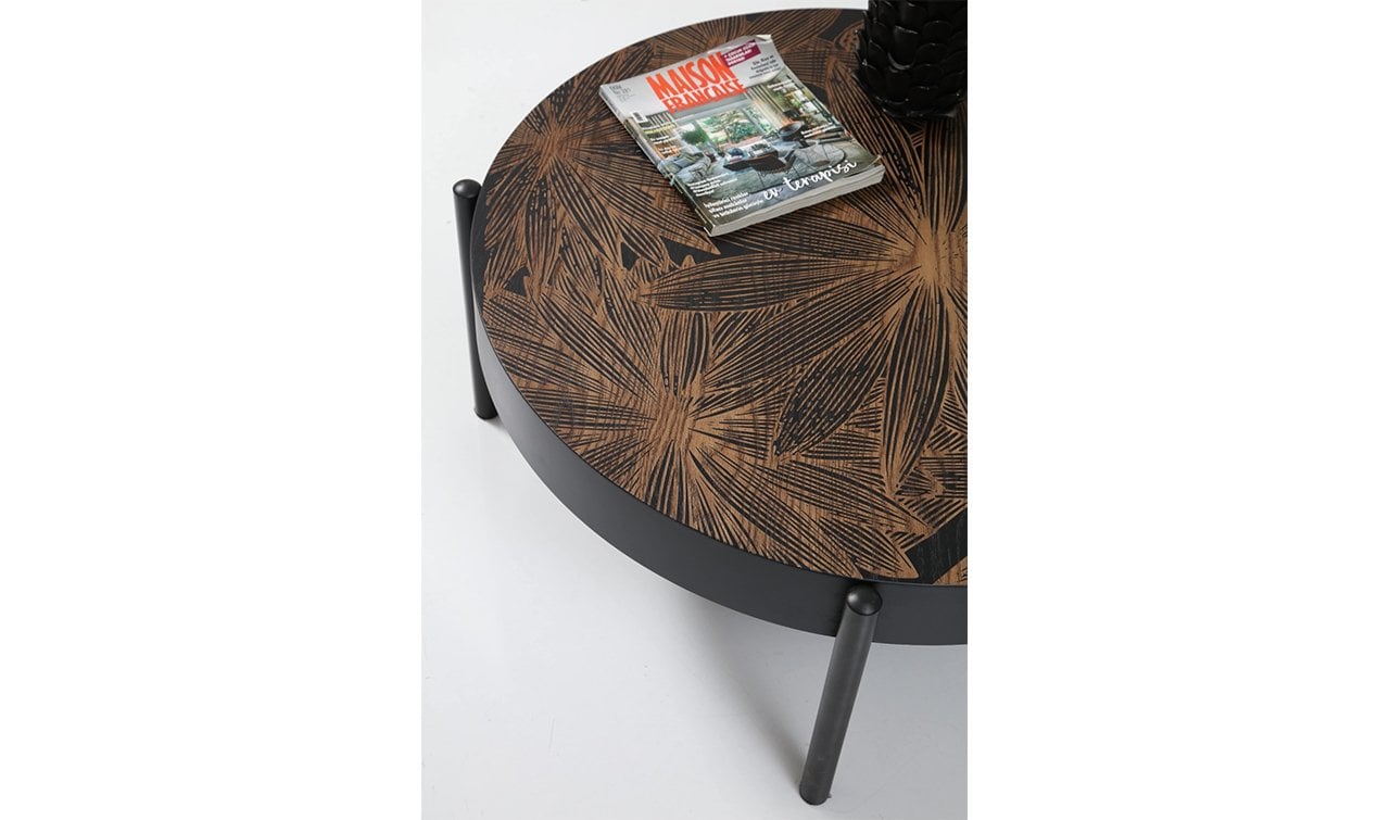 Solo Orta Sehpa  - Siyah & Ahşap