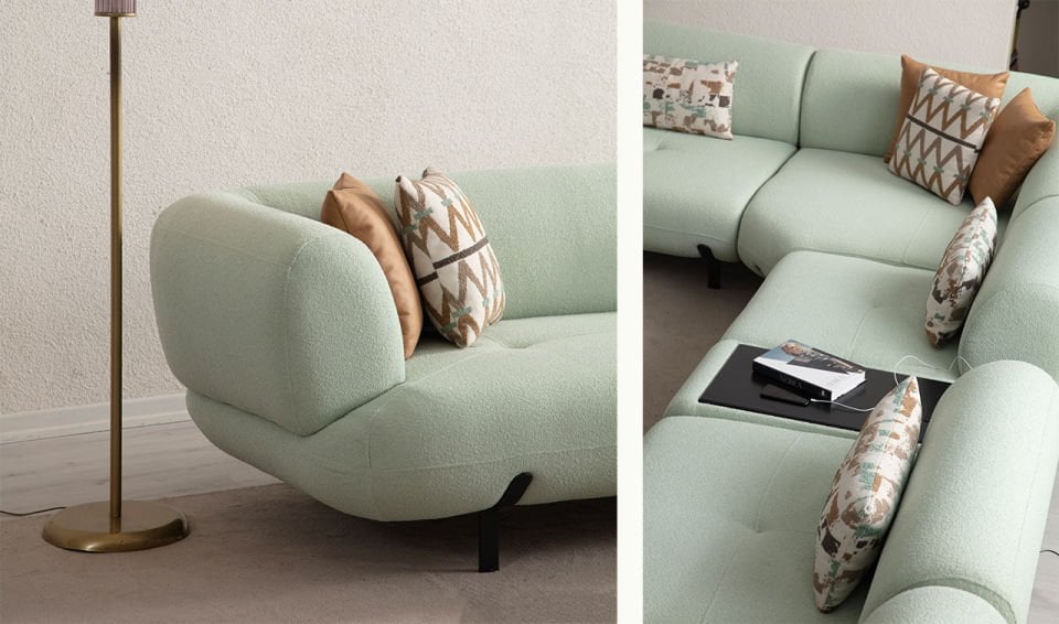 Manetti Modüler Köşe Takımı