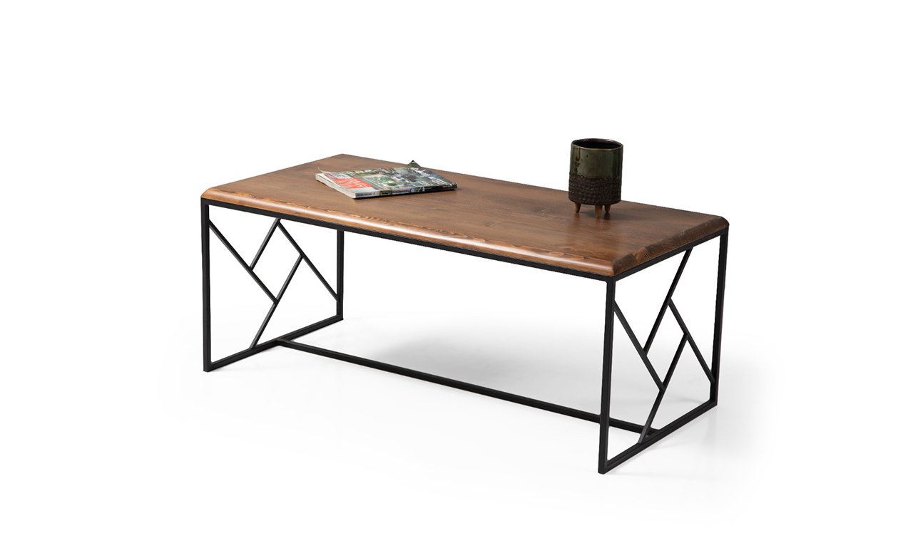 Taco Orta Sehpa Ahşağ & Siyah