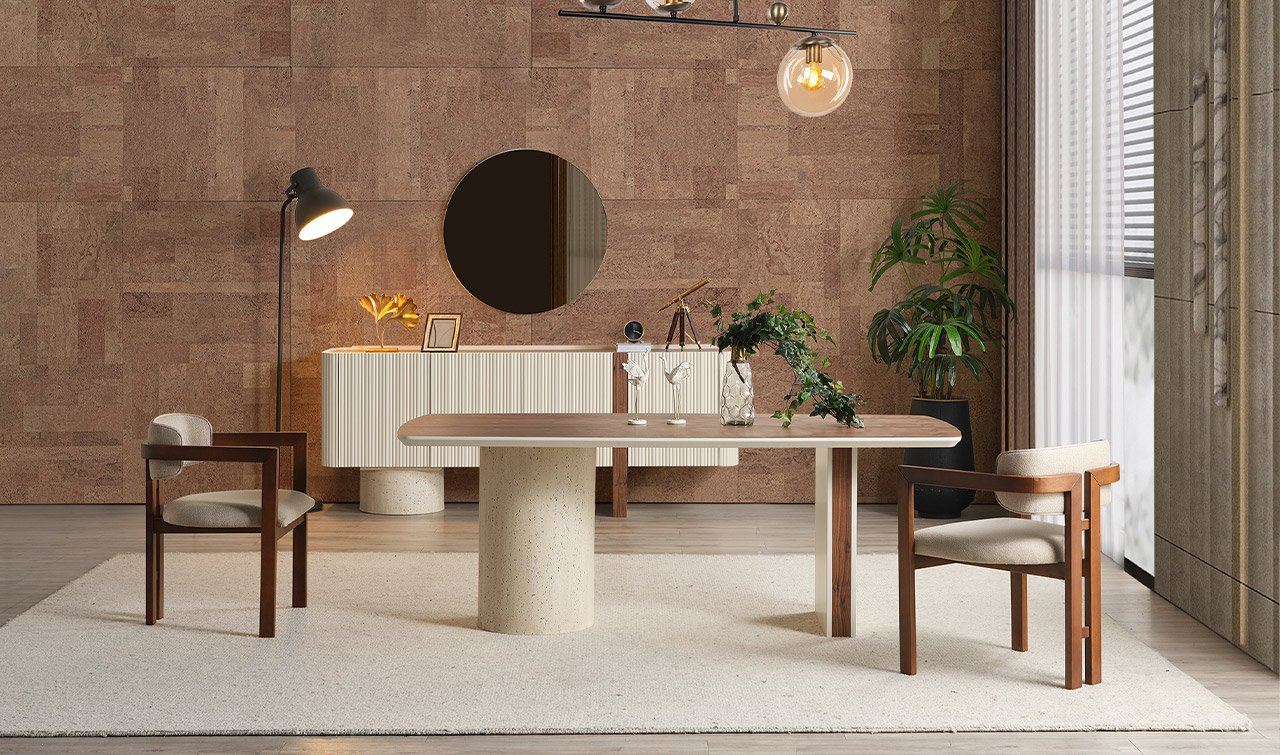 Topkapı Yemek Odası Takımı | Traverten