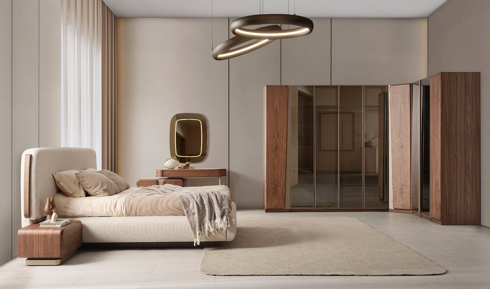 Valencia Yatak Odası | Köşe Dolap