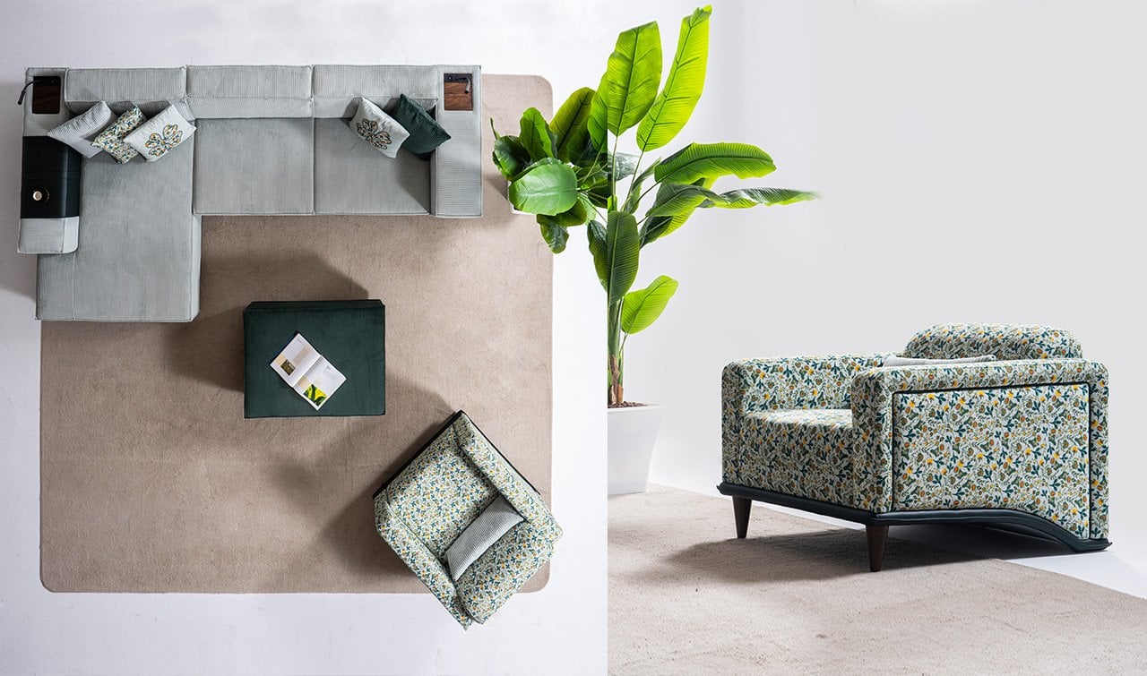 Puffy Relax Köşe Koltuk Takımı