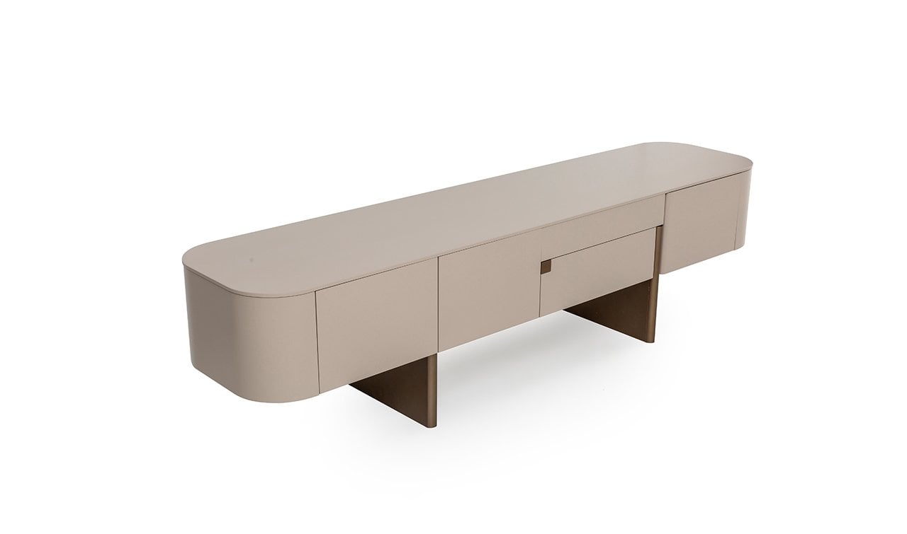 Delta Tv Ünitesi | Bej & Bronze