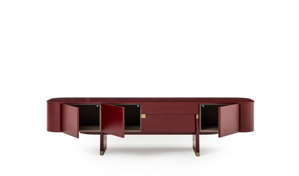 Delta Tv Ünitesi | Bordo & Bronze