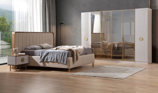 Viola Ahşap Yatak Odası Takımı