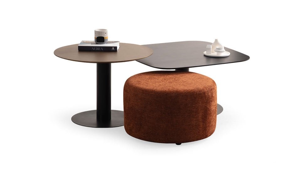 Benny Üçlü Orta Sehpa | Prinç