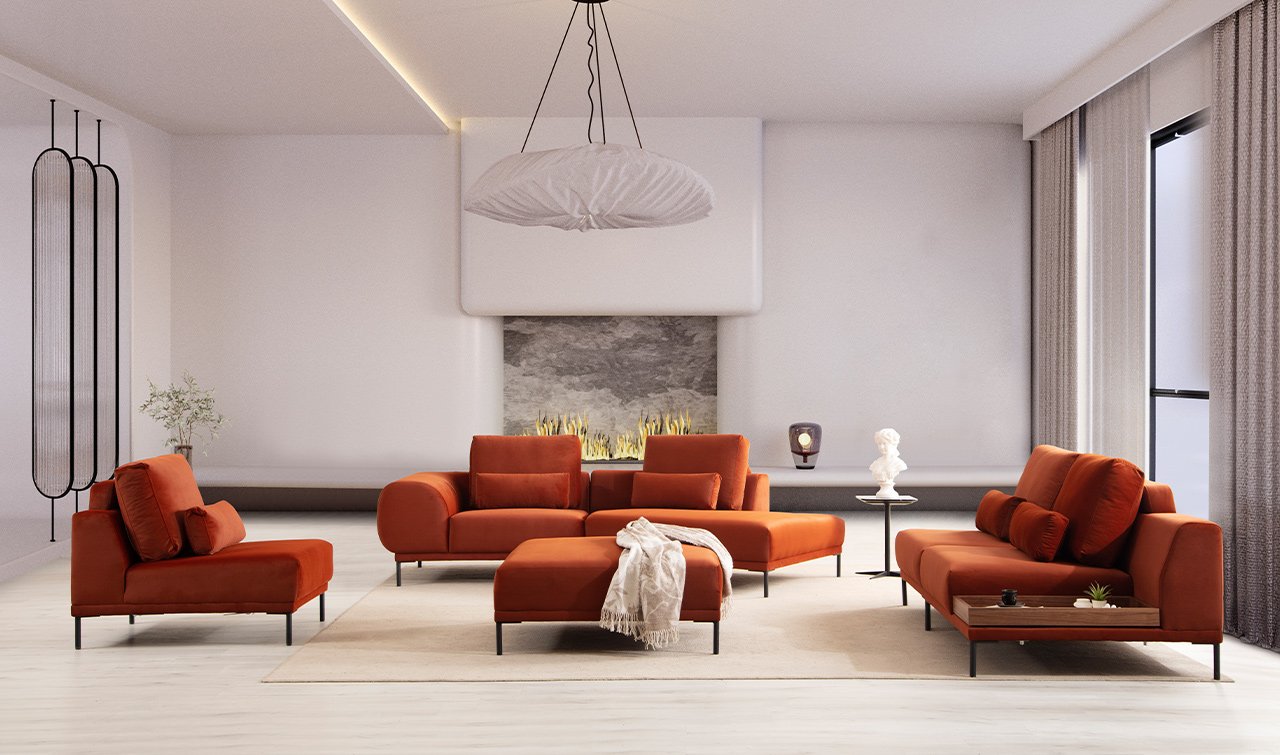 Calyx Köşeli Koltuk Takımı | Modüler