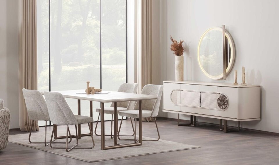 Loft Yemek Odası Takımı