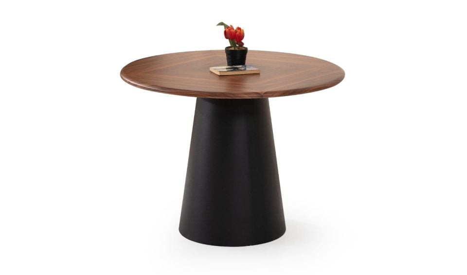 Danilo Yuvarlak Masa | Siyah & Ceviz
